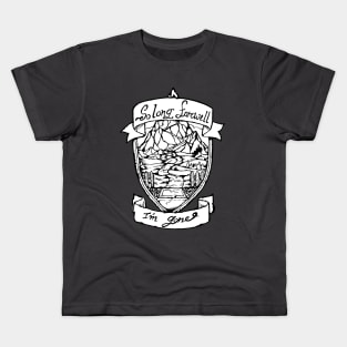 So Long, Farewell, I'm Gone. Illustrated Song Lyrics by Middle Kids. Kids T-Shirt